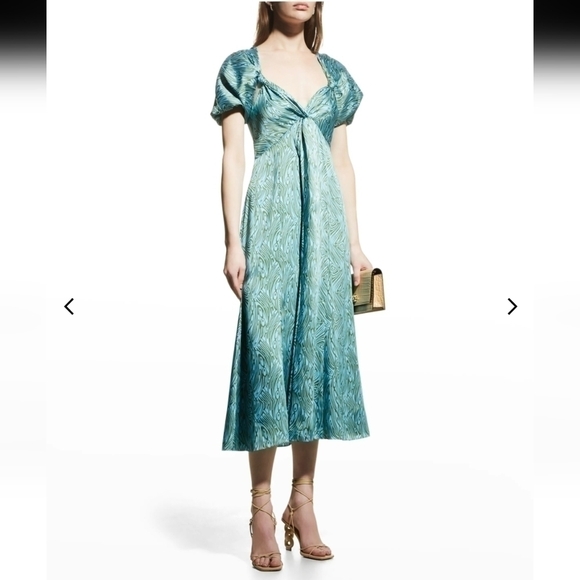 CINQ A Sept Marice Dress Size 4 In CELESTE MULTI - Picture 5 of 10